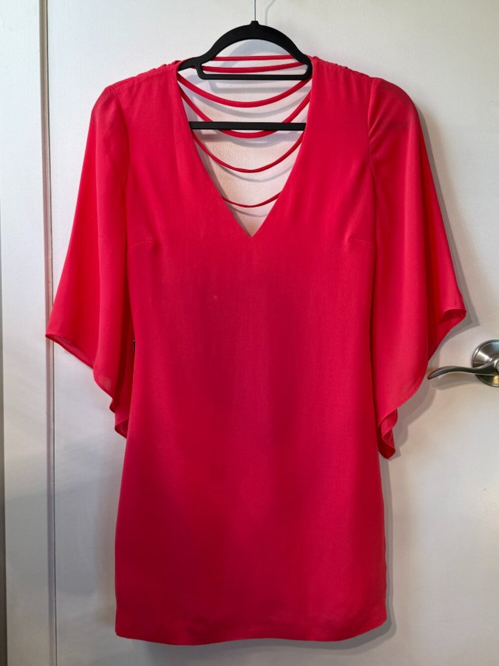 Bebe - coral dress - XS - NWT - $80